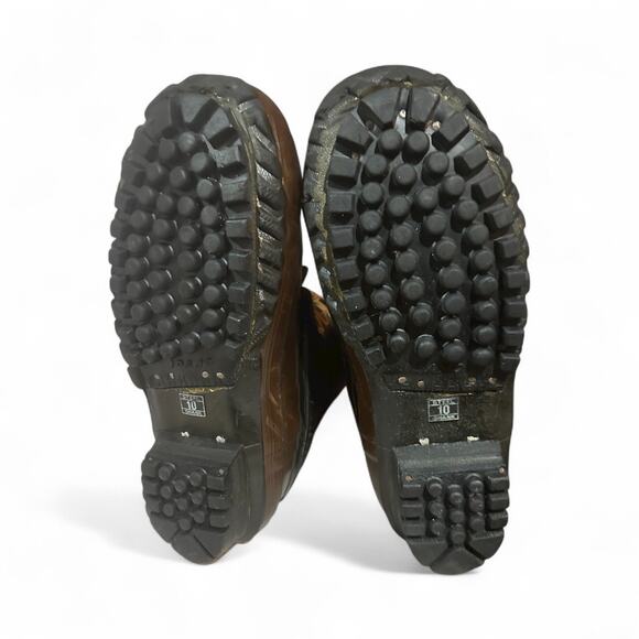 Hoffman Men's EH Rated Lineman Pac Steel Toe Boots Black Leather Sz 10 No Liners - Picture 6 of 8